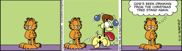 Komiksy garfield - komiks z dnia 13/12/2011