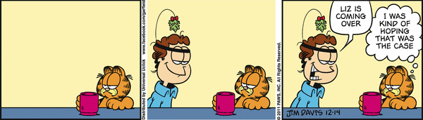 Komiksy garfield - komiks z dnia 14/12/2011