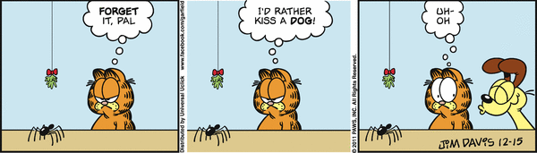 Komiksy garfield - komiks z dnia 15/12/2011