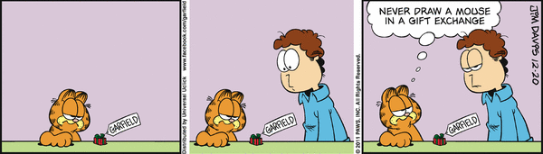 Komiksy garfield - komiks z dnia 20/12/2011