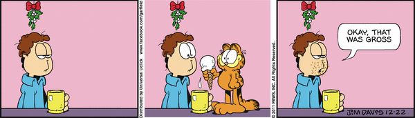 Komiksy garfield - komiks z dnia 22/12/2011