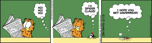 Komiksy garfield - komiks z dnia 23/12/2011