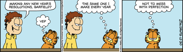 Komiksy garfield - komiks z dnia 30/12/2011