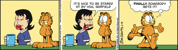 Komiksy garfield - komiks z dnia 04/01/2012
