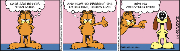 Komiksy garfield - komiks z dnia 11/01/2012