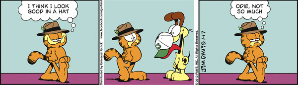 Komiksy garfield - komiks z dnia 17/01/2012