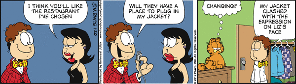 Komiksy garfield - komiks z dnia 20/01/2012