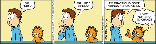 Komiksy garfield - komiks z dnia 23/01/2012