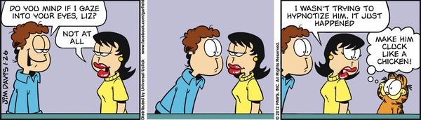 Komiksy garfield - komiks z dnia 26/01/2012