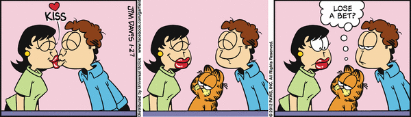 Komiksy garfield - komiks z dnia 27/01/2012