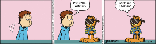 Komiksy garfield - komiks z dnia 06/02/2012