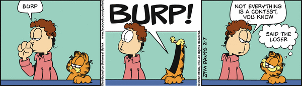 Komiksy garfield - komiks z dnia 07/02/2012