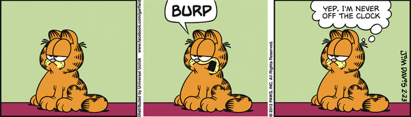Komiksy garfield - komiks z dnia 23/02/2012
