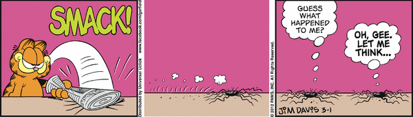 Komiksy garfield - komiks z dnia 01/03/2012