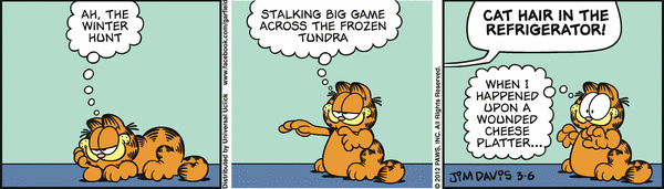 Komiksy garfield - komiks z dnia 06/03/2012