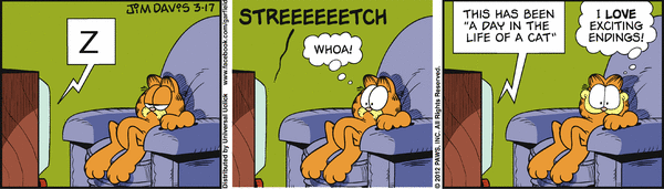 Komiksy garfield - komiks z dnia 17/03/2012