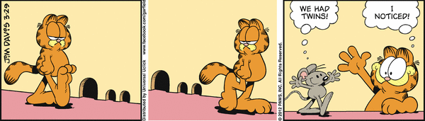 Komiksy garfield - komiks z dnia 29/03/2012