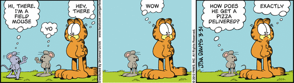 Komiksy garfield - komiks z dnia 31/03/2012