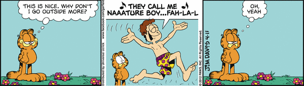 Komiksy garfield - komiks z dnia 11/04/2012