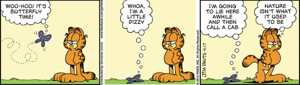 Komiksy garfield - komiks z dnia 17/04/2012