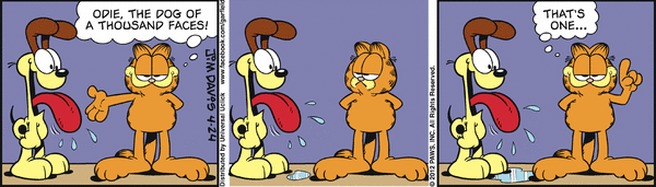 Komiksy garfield - komiks z dnia 24/04/2012