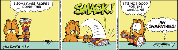 Komiksy garfield - komiks z dnia 28/04/2012