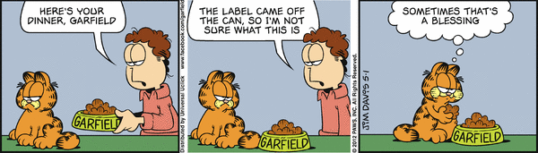 Komiksy garfield - komiks z dnia 01/05/2012