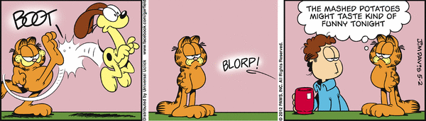 Komiksy garfield - komiks z dnia 02/05/2012