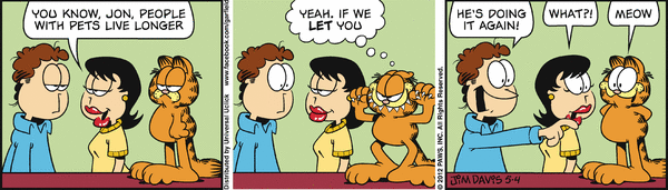 Komiksy garfield - komiks z dnia 04/05/2012