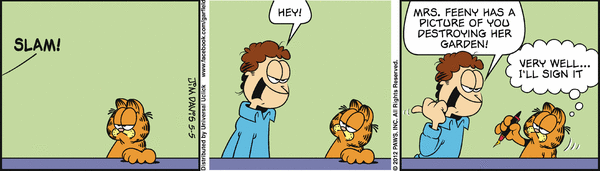 Komiksy garfield - komiks z dnia 05/05/2012
