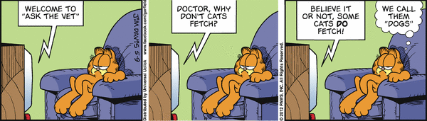 Komiksy garfield - komiks z dnia 09/05/2012