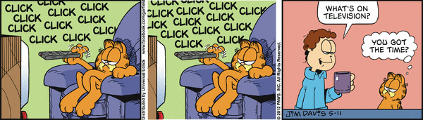 Komiksy garfield - komiks z dnia 11/05/2012