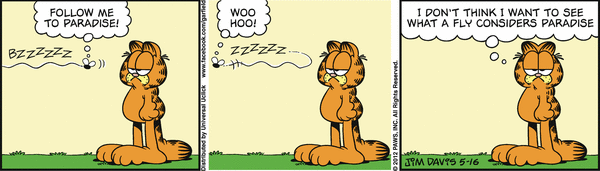 Komiksy garfield - komiks z dnia 16/05/2012