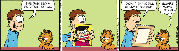 Komiksy garfield - komiks z dnia 18/05/2012