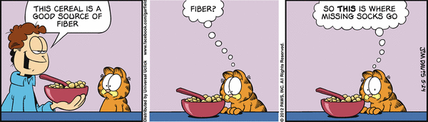 Komiksy garfield - komiks z dnia 24/05/2012