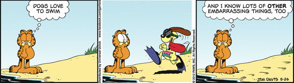 Komiksy garfield - komiks z dnia 26/05/2012