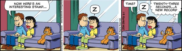 Komiksy garfield - komiks z dnia 01/06/2012