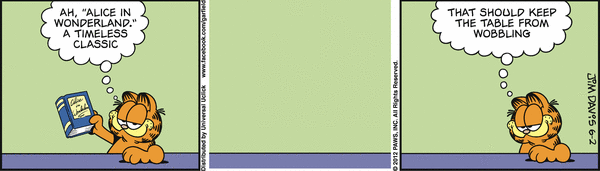 Komiksy garfield - komiks z dnia 02/06/2012