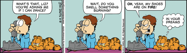 Komiksy garfield - komiks z dnia 08/06/2012