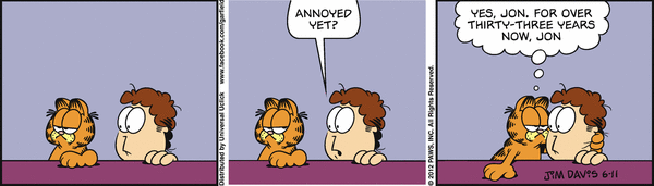 Komiksy garfield - komiks z dnia 11/06/2012