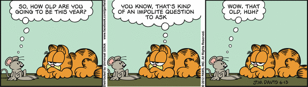 Komiksy garfield - komiks z dnia 13/06/2012