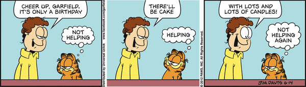 Komiksy garfield - komiks z dnia 14/06/2012