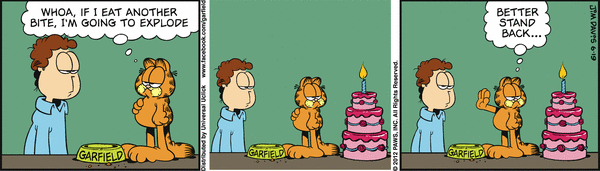 Komiksy garfield - komiks z dnia 19/06/2012