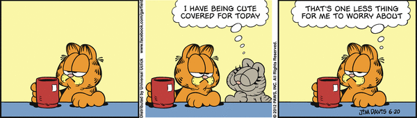 Komiksy garfield - komiks z dnia 20/06/2012