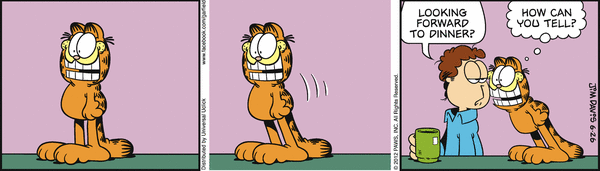 Komiksy garfield - komiks z dnia 26/06/2012