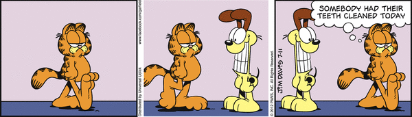 Komiksy garfield - komiks z dnia 11/07/2012