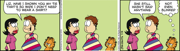 Komiksy garfield - komiks z dnia 13/07/2012