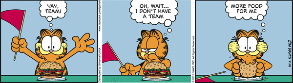 Komiksy garfield - komiks z dnia 14/07/2012