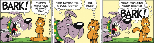 Komiksy garfield - komiks z dnia 16/07/2012