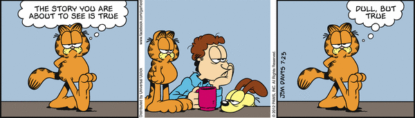 Komiksy garfield - komiks z dnia 23/07/2012